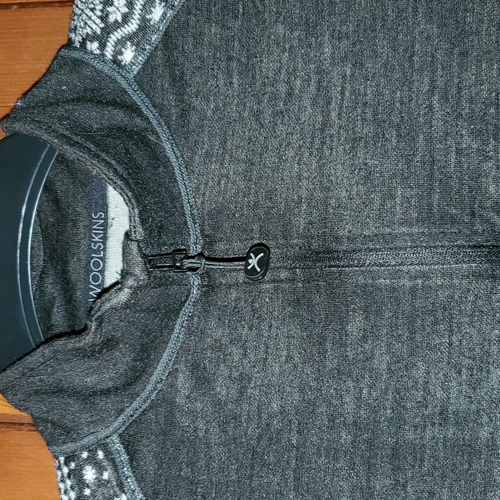 Merino wool half zip